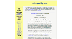 Desktop Screenshot of albanyweblog.com