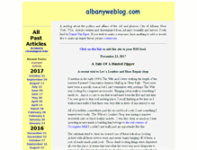 Tablet Screenshot of albanyweblog.com